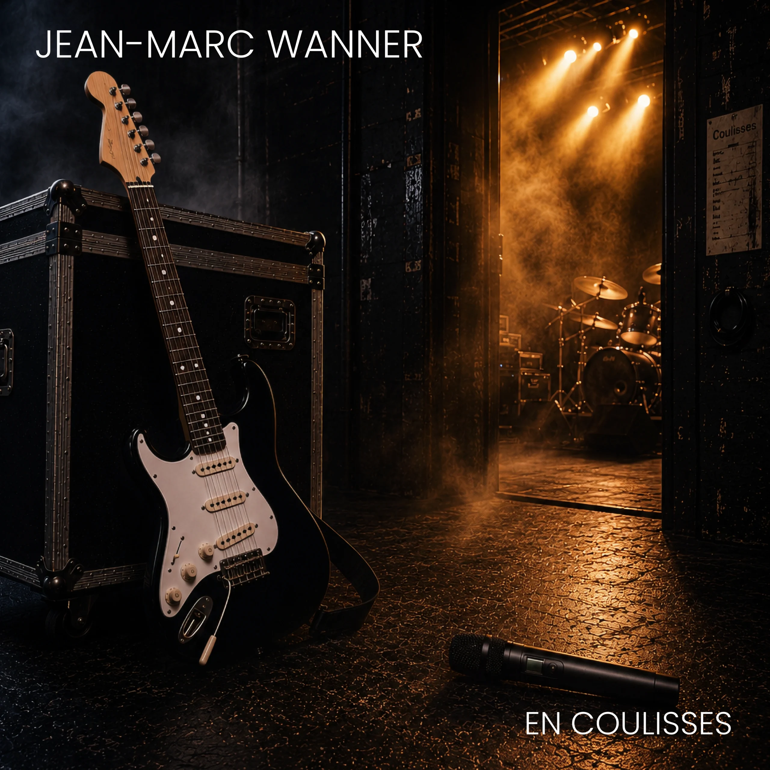 Jean-Marc Wanner Sets Alain Varlet's Words to Three Distorted Guitars on En Coulisses